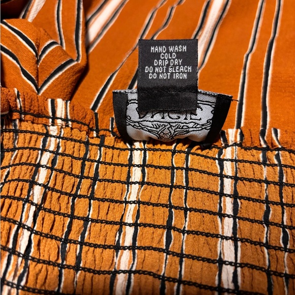 Angie Striped Jumpsuit with Pockets, size large - Picture 10 of 10